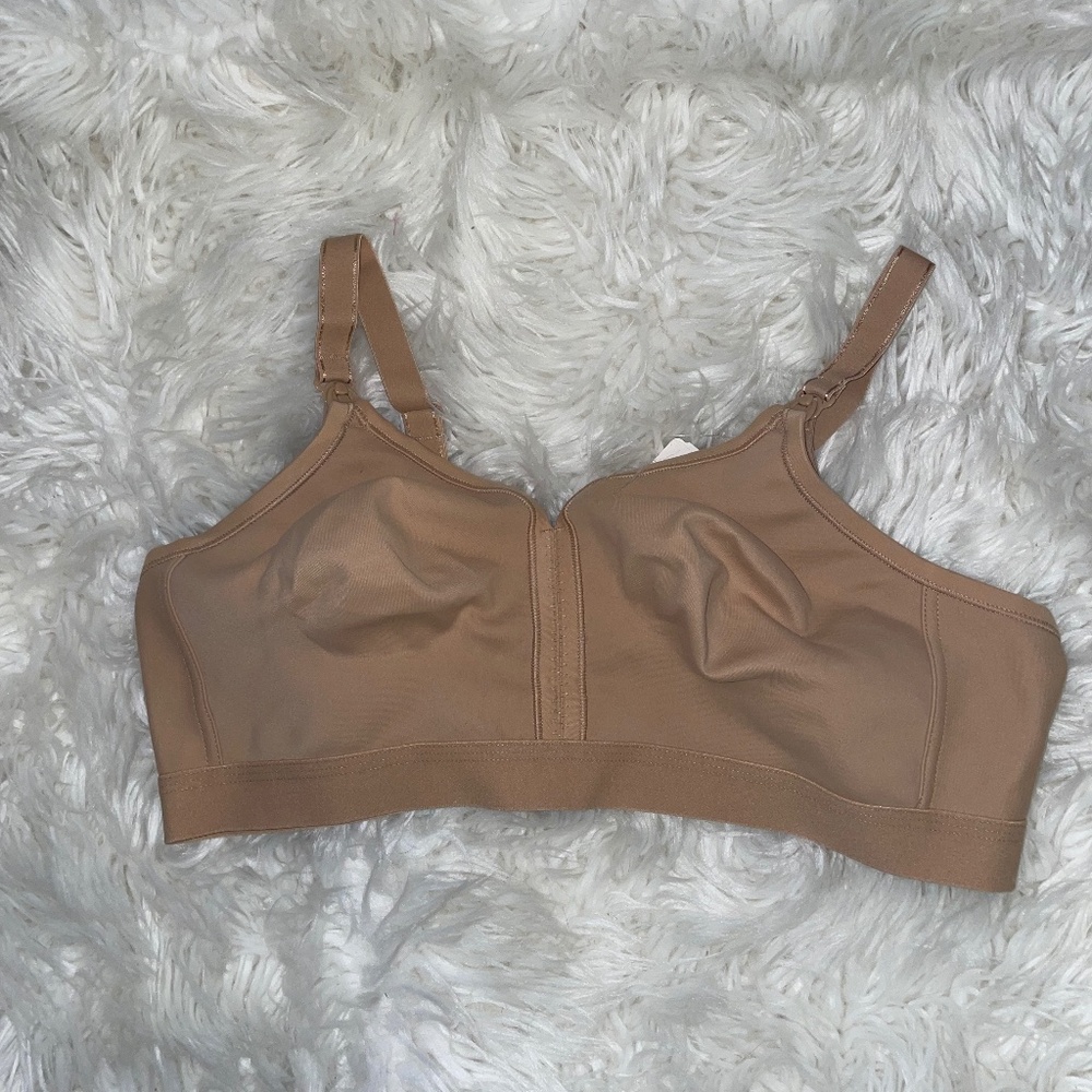 Soma Bra Tan Nursing FC Wireless Unlined NWT Size 40C